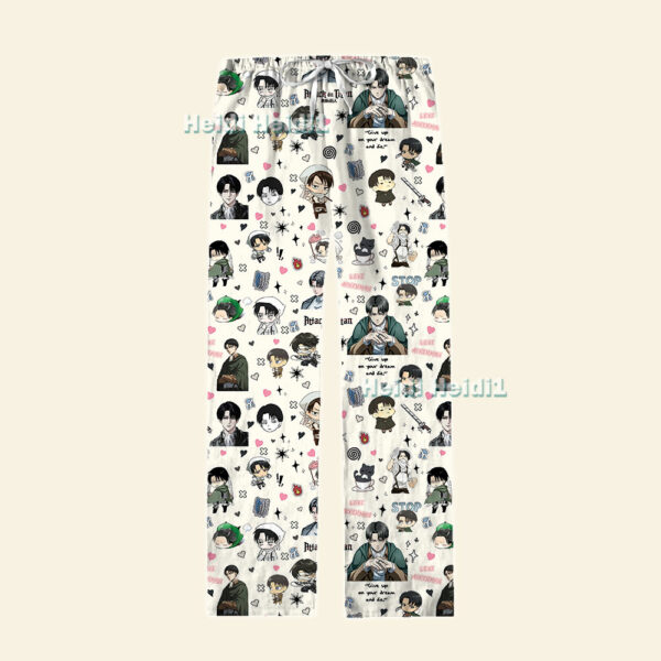 Levi Ackerman Attack on Titan Pajamas - Purpul Pop