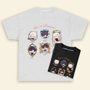 Sylus Love and Deepspace Chibi Cats Shirt
